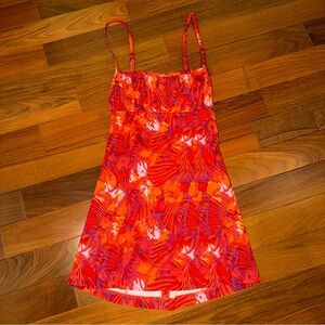 Free People Kerri Mini Dress Floral Size XS Color: Heatwave Combo